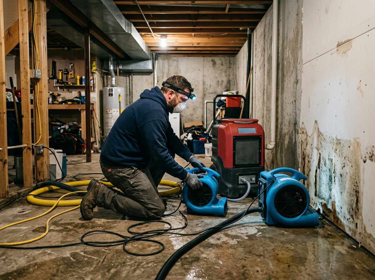 water damage restoration in Saint Paul